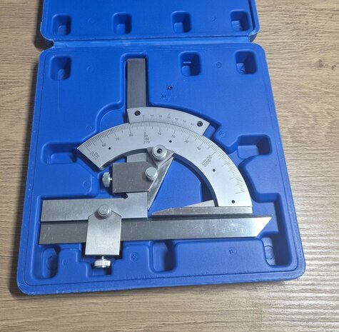 Rapporteur d'Angle Universel de Pr&eacute;cision &ndash; 0-320 Degr&eacute;s &ndash; Inox