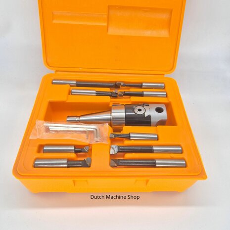 Kit de t&ecirc;te d'al&eacute;sage 50mm (NT30 / ISO30) &ndash; 12 pi&egrave;ces